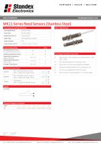 MK11 STAINLESS STEEL SERIES REED SENSOR - 2