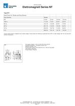 Elettromagneti Linear Solenoids > Series NT - 4