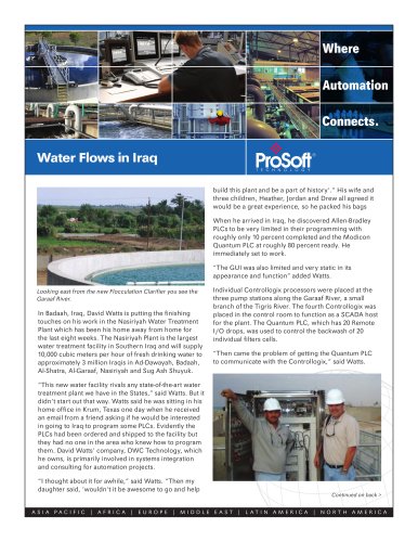 Water Flows in Iraq