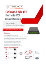 Cellulars & NB-loT Remote I/O NI34xx Series