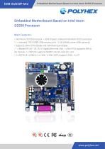 Embedded Motherboard Based on Intel Atom D2550 Processor - 1