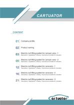 Cartuator Electric Roof Lift System X01-2