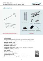 Cartuator Electric Roof Lift System X01-6