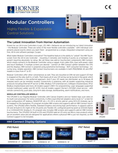 Modular Controllers