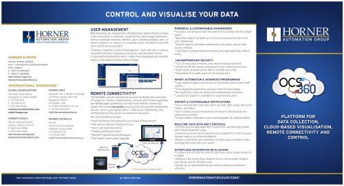 OCS360 Data Visualisation Software