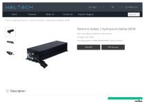 Electronic Ballast 600W for Hydroponics-1
