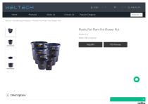 Plastic Pot Plant Pot Flower Pot-1