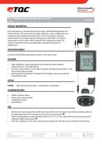 WOOD MOISTURE TESTER WITH TEMPERATURE COMPENSATION - 1