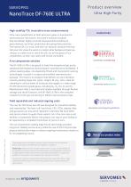 SERVOPRO DF-760E NanoTrace ULTRA Product Brochure - 2