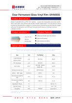 Clear Permanent Gloss Vinyl Film-UHA003S-1