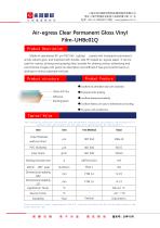 Clear Permanent Gloss Vinyl Film-UHA003S-5