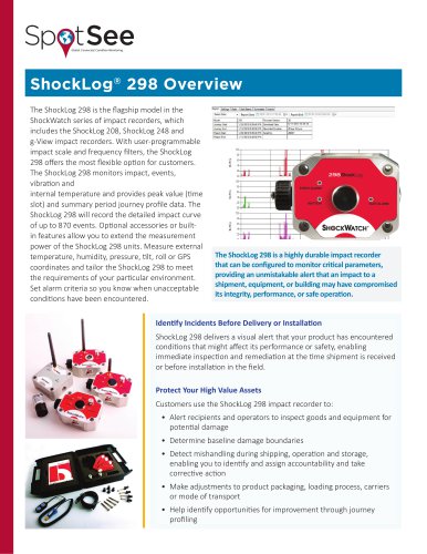 2018 ShockLog® 298 Overview