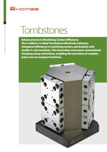 CNC TOMBSTONES for Zero Point Quick Clamping Systems