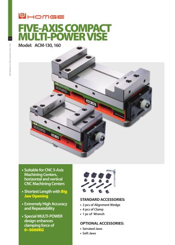 Five-axis Compact Multi-power Vise (ACM-)