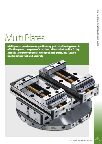 MULTI PLATES for Zero Point Quick Clamping Systems