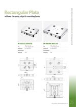 Rectangular Plate without clamping edge& mountingbores-1