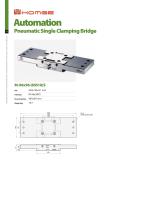 ZERO-POINT QUICK CHANGE PNEUMATIC CLAMPING BRIDGE – 1 Station (8051A)S-1
