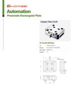ZERO-POINT QUICK CHANGE PNEUMATIC RECTANGULAR ADAPTER PLATE 96/52 (8003A)-1