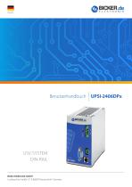 UPSI- 2406DP1 / 2406DP2 / 2406DP3-1