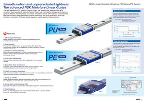LINEAR GUIDES - MINIATURE PU SERIES / PE SERIES-2