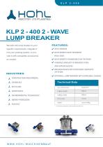 KLP 2- 400 2-WAVE LUMP BREAKER - 2