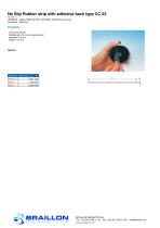 No Slip Rubber strip with adhesive back type CC 03-1