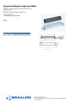 Permanent Magnetic ledge type RM04-1