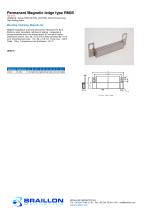 Permanent Magnetic ledge type RM05-1
