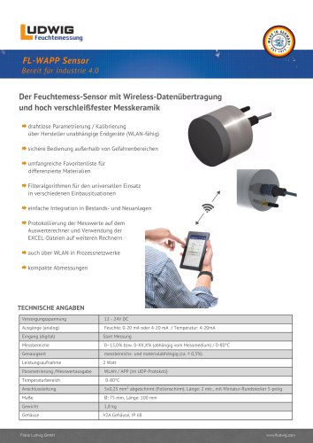 WAPP-Sensor for coarse aggregate