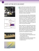 Fine Laser Cutting Datasheet - 2