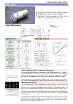 Tachometer Generator - 1