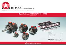 GLOBE V4 Vane Air Motor Specifications - 1