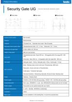 Security Gates Product Information with QR code - 10