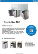 Security Gates Product Information with QR code - 3