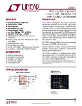 LT 3061 45V V IN , Micropower, Low Noise, 100mA LDO with Output Discharge - 1