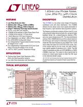 LTC 6950 1.4GHz Low Phase Noise, Low Jitter PLL with Clock Distribution - 1
