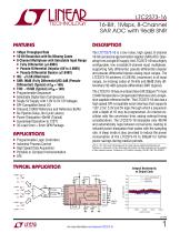 LTC2373-16 - 16-Bit, 1Msps, 8-Channel SAR ADC with 96dB SNR - 1