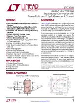 LTC3106 - 300mA Low Voltage Buck-Boost Converter with PowerPath and 1.6μA Quiescent Current - 1