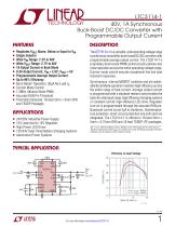 LTC3114-1 - 40V, 1A Synchronous Buck-Boost DC/DC Converter with Programmable Output Current - 1