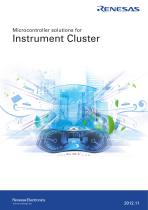 Microcontroller solutions for Instrument Cluster