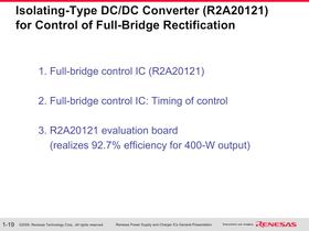 Renesas Power Supply & Charger IC General Presentation - 23