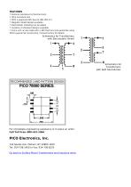 Low Profile Audio Transformers 78000 series - 4