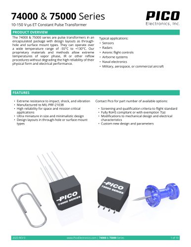 Series 74000 & 75000