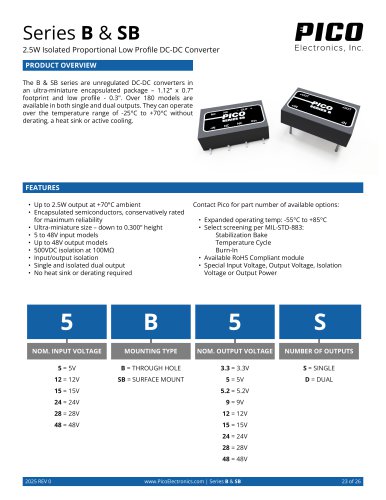 Series B & SB