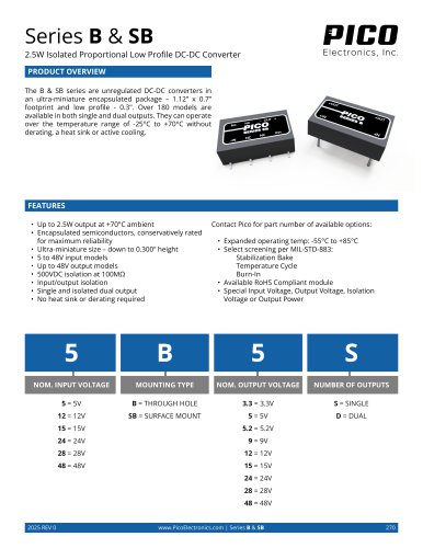 Series B & SB