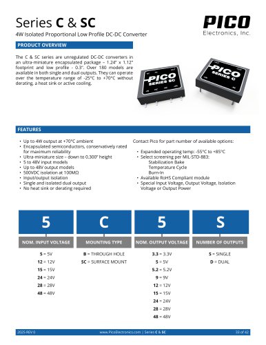 Series C & SC