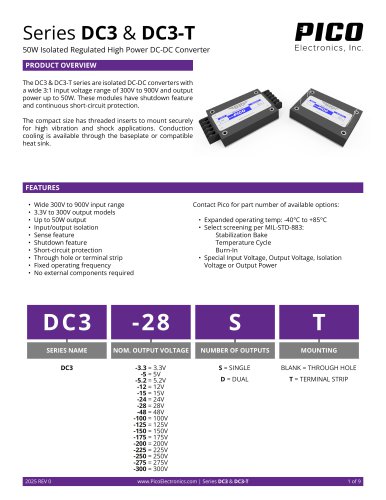 Series DC3 & DC3-T