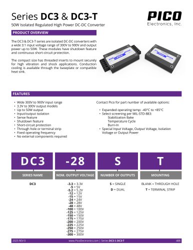 Series DC3 & DC3-T