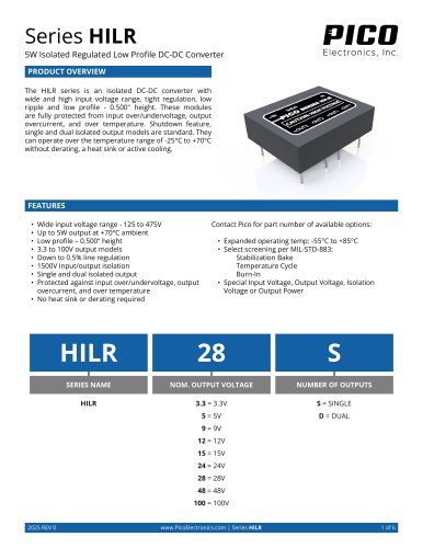 Series HILR