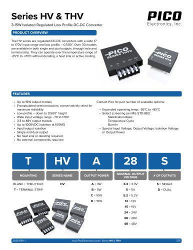 Series HV & THV